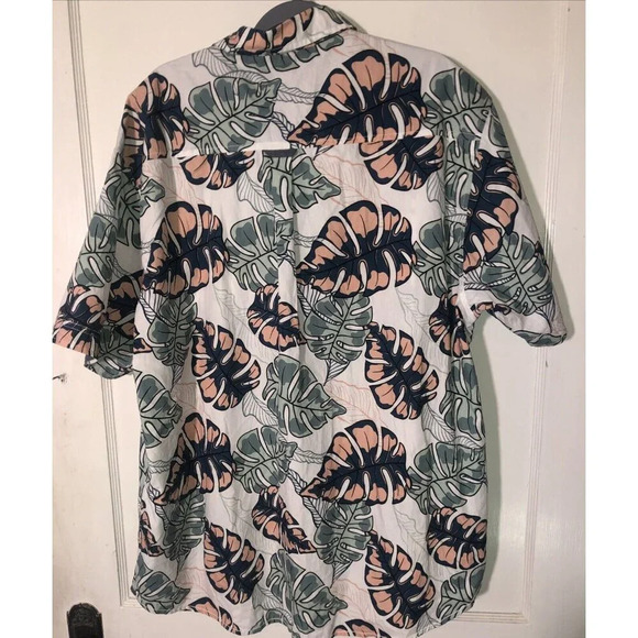 Free Planet Hawaiian Tropical Button Up Shirt Mens Size 3XL NWT Vacay Spirit - Picture 2 of 10
